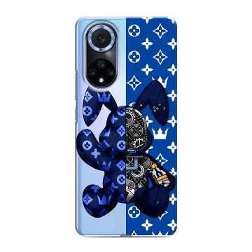 Силиконовый чехол на Huawei Nova 9 с принтом Луи робот