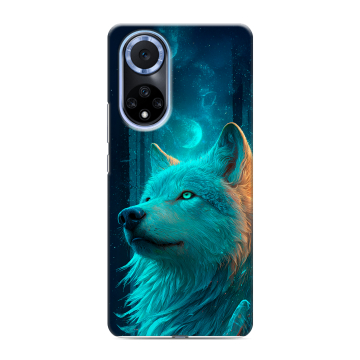 Силиконовый чехол на Huawei Nova 9 с принтом бабочки саккура