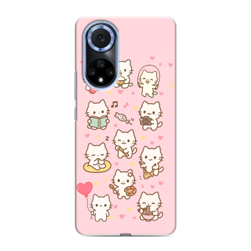 Силиконовый чехол на Huawei Nova 9 с принтом Hello Kitty Хелоу Кити