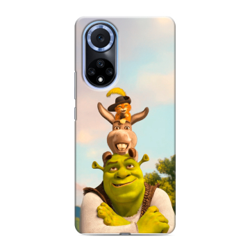 Силиконовый чехол на Huawei Nova 9 с принтом Шрек Shrek Силиконовый чехол на Huawei Nova 9 с принтом Шрек Shrek