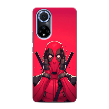 Силиконовый чехол на Huawei Nova 9 с принтом Дедпул Deadpool