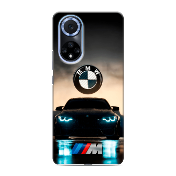 Силиконовый чехол на Huawei Nova 9 с принтом БМВ BMW