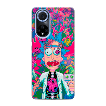 Силиконовый чехол на Huawei Nova 9 с принтом Рик и Морти Rick Morty