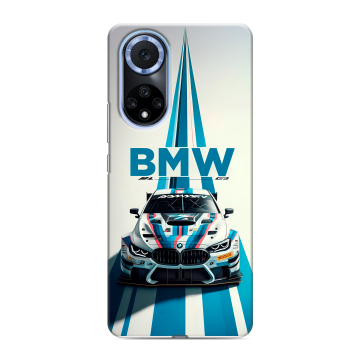 Силиконовый чехол на Huawei Nova 9 с принтом БМВ BMW