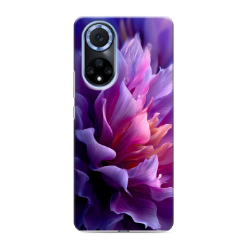 Силиконовый чехол на Huawei Nova 9 с принтом женский цветы Силиконовый чехол на Huawei Nova 9 с принтом женский цветы