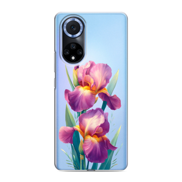 Силиконовый чехол на Huawei Nova 9 с принтом Цветы орхидеи Силиконовый чехол на Huawei Nova 9 с принтом Цветы орхидеи