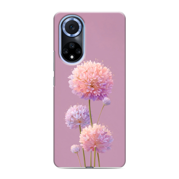 Силиконовый чехол на Huawei Nova 9 с принтом Цветы Силиконовый чехол на Huawei Nova 9 с принтом Цветы