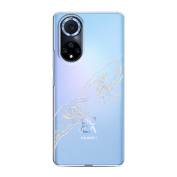 Силиконовый чехол на Huawei Nova 9 с принтом Сотворение мира Силиконовый чехол на Huawei Nova 9 с принтом Сотворение мира
