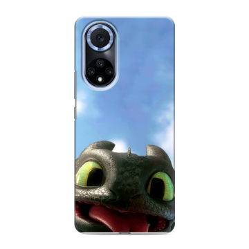 Силиконовый чехол на Huawei Nova 9 с принтом Как приручить дракона