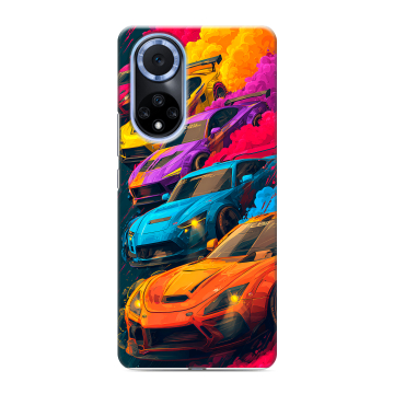 Силиконовый чехол на Huawei Nova 9 с принтом Тачки Силиконовый чехол на Huawei Nova 9 с принтом Тачки