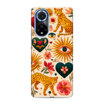 Силиконовый чехол на Huawei Nova 9 с принтом Модный принт Силиконовый чехол на Huawei Nova 9 с принтом Модный принт