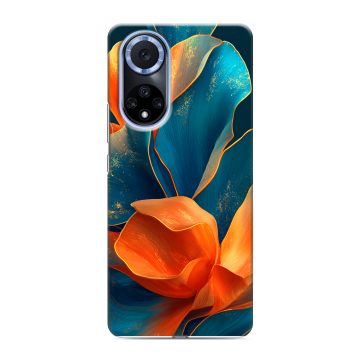 Силиконовый чехол на Huawei Nova 9 с принтом Цветы Силиконовый чехол на Huawei Nova 9 с принтом Цветы