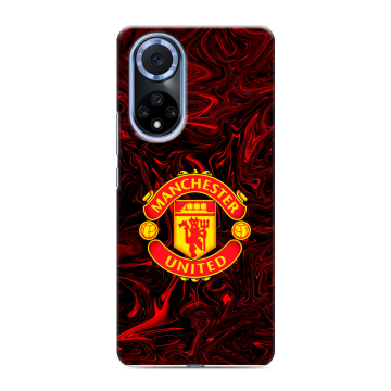 Силиконовый чехол на Huawei Nova 9 с принтом Manchester United Силиконовый чехол на Huawei Nova 9 с принтом Manchester United