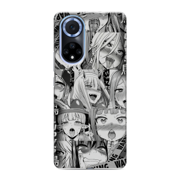 Силиконовый чехол на Huawei Nova 9 с принтом Ahegao Ахегао Аниме Силиконовый чехол на Huawei Nova 9 с принтом Ahegao Ахегао Аниме