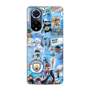 Силиконовый чехол на Huawei Nova 9 с принтом Man City Манчестер Сити Силиконовый чехол на Huawei Nova 9 с принтом Man City Манчестер Сити