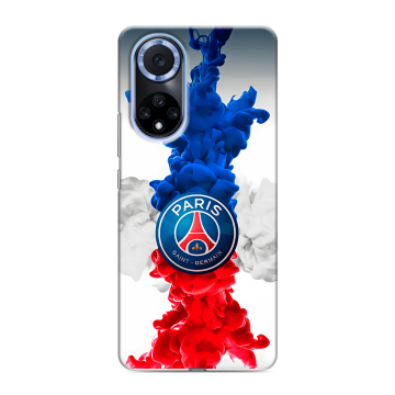 Силиконовый чехол на Huawei Nova 9 с принтом PSG ПСЖ Силиконовый чехол на Huawei Nova 9 с принтом PSG ПСЖ