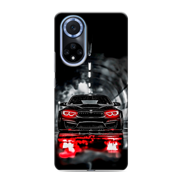 Силиконовый чехол на Huawei Nova 9 с принтом BMW БМВ