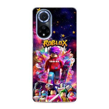 Силиконовый чехол на Huawei Nova 9 с принтом Roblox Роблокс