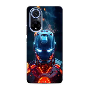 Силиконовый чехол на Huawei Nova 9 с принтом IronMan Железный человек