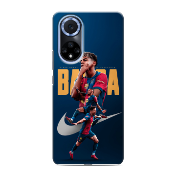 Силиконовый чехол на Huawei Nova 9 с принтом Барселона Barca Yamal Силиконовый чехол на Huawei Nova 9 с принтом Барселона Barca Yamal