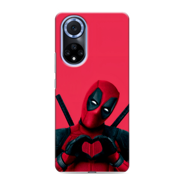 Силиконовый чехол на Huawei Nova 9 с принтом Дедпул Deadpool