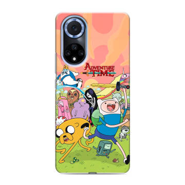 Силиконовый чехол на Huawei Nova 9 с принтом Adventure time Время приключений Силиконовый чехол на Huawei Nova 9 с принтом Adventure time Время приключений