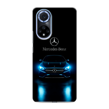 Силиконовый чехол на Huawei Nova 9 с принтом Mercedes Мерседес