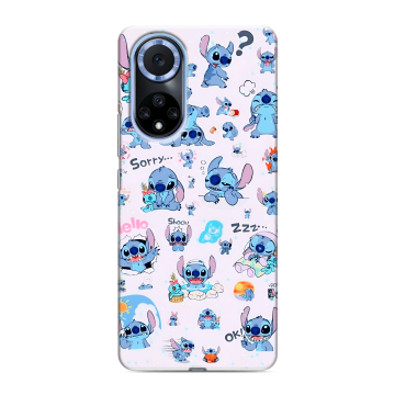 Силиконовый чехол на Huawei Nova 9 с принтом Лило и Стич