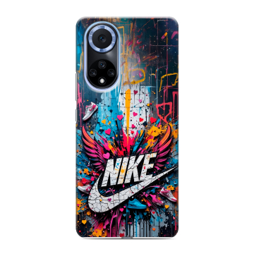 Силиконовый чехол на Huawei Nova 9 с принтом Nike Найк