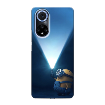 Силиконовый чехол на Huawei Nova 9 с принтом Миньоны