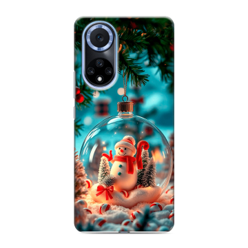 Силиконовый чехол на Huawei Nova 9 с принтом Новый год Силиконовый чехол на Huawei Nova 9 с принтом Новый год