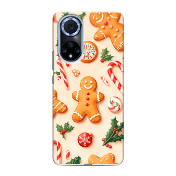 Силиконовый чехол на Huawei Nova 9 с принтом Новый год Силиконовый чехол на Huawei Nova 9 с принтом Новый год