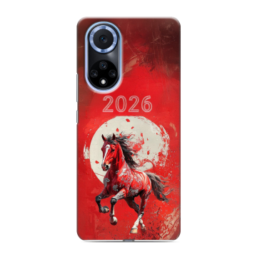 Силиконовый чехол на Huawei Nova 9 с принтом Новый год Силиконовый чехол на Huawei Nova 9 с принтом Новый год