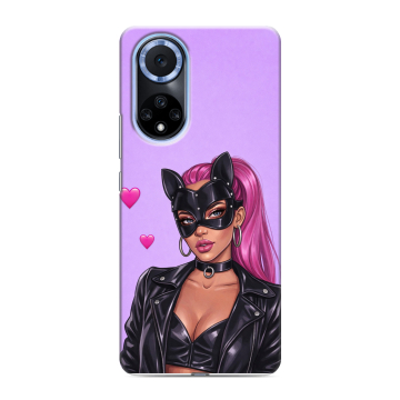 Силиконовый чехол на Huawei Nova 9 с принтом женский Силиконовый чехол на Huawei Nova 9 с принтом женский