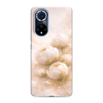 Силиконовый чехол на Huawei Nova 9 с принтом женский
