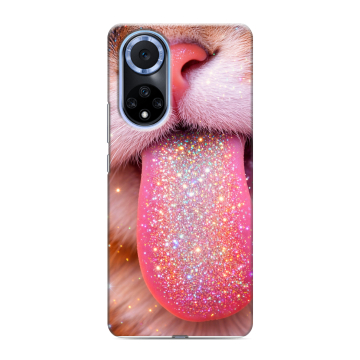 Силиконовый чехол на Huawei Nova 9 с принтом для девочек