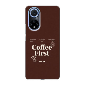 Силиконовый чехол на Huawei Nova 9 с принтом женский