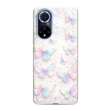 Силиконовый чехол на Huawei Nova 9 с принтом женский