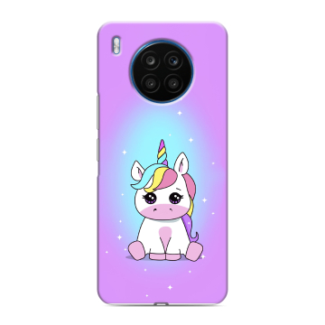 Силиконовый чехол на Huawei Honor 50 Lite с принтом Единорог Силиконовый чехол на Huawei Honor 50 Lite с принтом Единорог