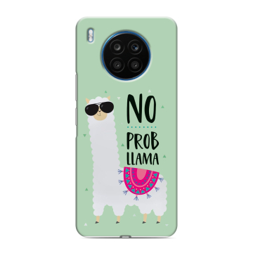Силиконовый чехол на Huawei Honor 50 Lite с принтом Лама Силиконовый чехол на Huawei Honor 50 Lite с принтом Лама