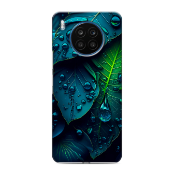 Силиконовый чехол на Huawei Honor 50 Lite с принтом Листья Силиконовый чехол на Huawei Honor 50 Lite с принтом Листья