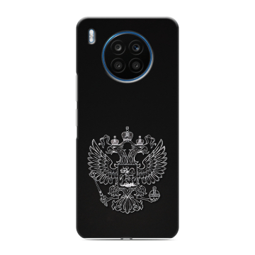 Силиконовый чехол на Huawei Honor 50 Lite с принтом Герб России