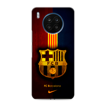 Силиконовый чехол на Huawei Honor 50 Lite с принтом Барселона Barcelona
