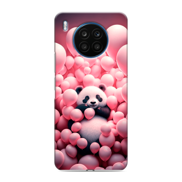 Силиконовый чехол на Huawei Honor 50 Lite с принтом Панда