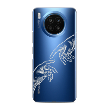 Силиконовый чехол на Huawei Honor 50 Lite с принтом Сотворение мира