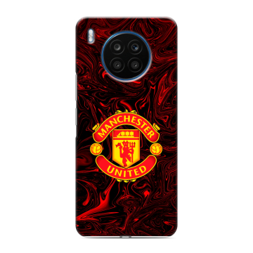 Силиконовый чехол на Huawei Honor 50 Lite с принтом Manchester United