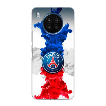 Силиконовый чехол на Huawei Honor 50 Lite с принтом PSG ПСЖ