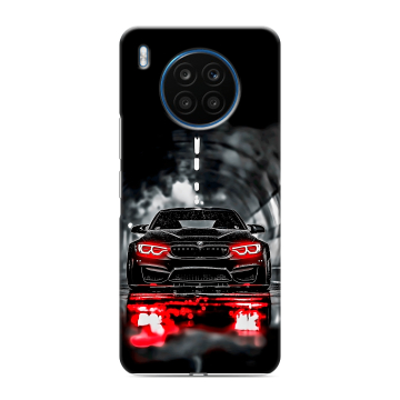 Силиконовый чехол на Huawei Honor 50 Lite с принтом BMW БМВ Силиконовый чехол на Huawei Honor 50 Lite с принтом BMW БМВ