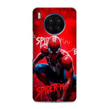 Силиконовый чехол на Huawei Honor 50 Lite с принтом Spiderman Человек паук Силиконовый чехол на Huawei Honor 50 Lite с принтом Spiderman Человек паук