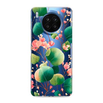 Силиконовый чехол на Huawei Honor 50 Lite с принтом женский